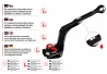 SEFIS CNC Hebel klappbar und längenverstellbar Honda für Motorrad SEFIS CNC Hebel klappbar und längenverstellbar Honda für Motorrad
