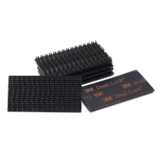 3M Dual Lock selbstklebendes doppelseitiges Klettverschlussband 25.4x50,8mm 6 Stk. schwarz