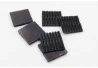 3M Dual Lock selbstklebendes doppelseitiges Klettverschlussband 25.4x25.4mm 6 Stk. schwarz 