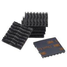 3M Dual Lock selbstklebendes doppelseitiges Klettverschlussband 25.4x25.4mm 6 Stk. schwarz