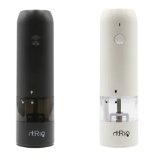dRio AKU Elektrische Salz- und Pfeffermühle - schwarz und weiß 2 Stk.