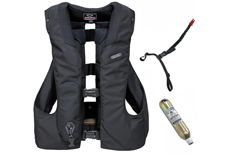 Hit-Air MLV3-H Airbag-Reitweste schwarz für Reitsport