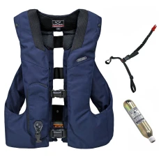 Hit-Air MLV3-H Airbag-Reitweste  Marineblau