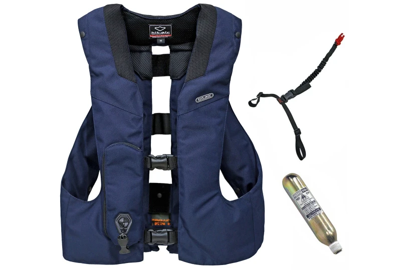 Hit-Air MLV3-H Airbag-Reitweste  Marineblau für Reitsport