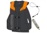 Hit-Air MLV 2 Airbagweste limitierte Edition schwarz und orange