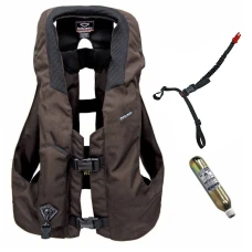 Hit-Air MLV Airbag-Reitweste braun