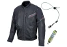 Hit-Air MX-9 airbag mesh jacket black