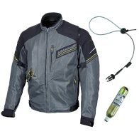 Hit-Air MX-9 airbag mesh jacket dark gray