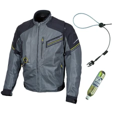 Hit-Air MX-9 airbag mesh jacket dark gray