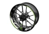 SEFIS einteilige Felgenaufkleber KAWASAKI ZX-6R für Motorrad