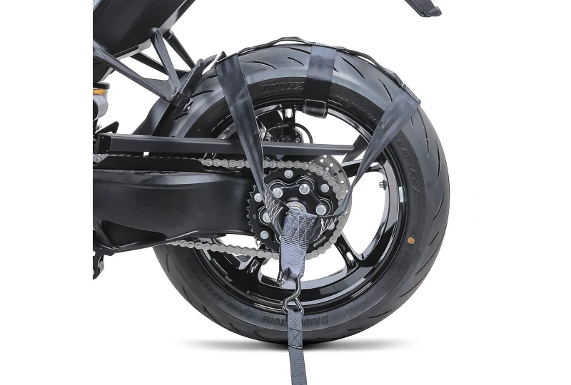 SEFIS Befestigungsband zur Verankerung des Hinterrads für Motorrad