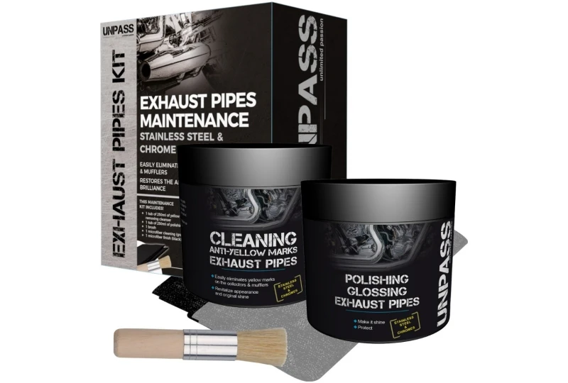 Unpass EXHAUST PIPES MAINTANENCE KIT - Sada na čištění a leštění výfukového systému 