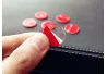 3M transparenter doppelseitiger Aufkleber Ø 30 mm 10 Stk. 