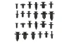 SEFIS Satz Kunststoffschrauben 5-10mm 625 Stk für Motorrad