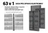 SEFIS Multifunktionsset zur Reparatur von Elektronik 63 in 1 