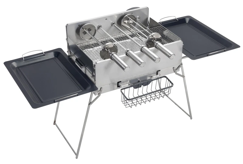 SEFIS Spießgrill mit USB-Elektrospieß - klappbar 
