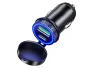 SEFIS Z6 2x USB-Buchse - Autoladegerät 30W QC 3.0 USB-A und USB-C Metall 