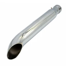 R-Tech Bend Auspuff Chrom