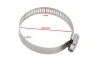 Edelstahl-Spannschelle 40-63mm 4 Stk. für Motorrad