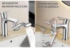 SEFIS PRO 4-in-1 Wasserhahnverlängerung, 1080° drehbar, mit Filter für den Haushalt