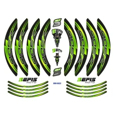 SEFIS PREMIUM ST 1 zweiteilige Felgenaufkleber Kawasaki Z900 SEFIS PREMIUM ST 1 zweiteilige Felgenaufkleber Kawasaki Z900
