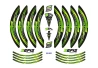 SEFIS PREMIUM ST 1 zweiteilige Felgenaufkleber Kawasaki Z900 für Motorrad