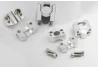 SEFIS Flat 22 Erhöhung 28,6mm - silber für Motorrad