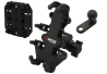 SEFIS SPINE L ganzmetall Outdoor-Halter unter den Rückpiegel mit Anti-Shock-Adapter für Motorrad