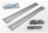 SEFIS ALU Ankerleiste  AirLine  2x50cm silber für Motorrad