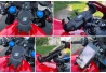 SEFIS Bind robuster Telefonhalter mit Anti-Shock-Adapter - in den Lenkkopf für Motorrad