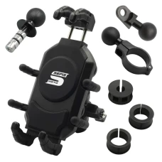 SEFIS Bind robuster Telefonhalter mit Anti-Shock-Adapter - in den Lenkkopf