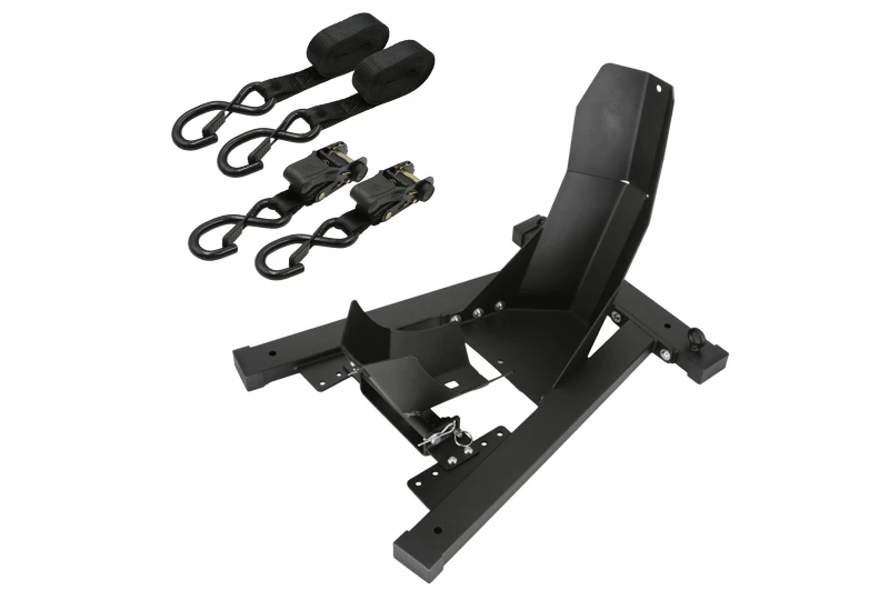 SEFIS C20 Transportständer + SEFIS Befestigungsgurte mit Ratsche 25mm x 5m 2 Stück für Motorrad