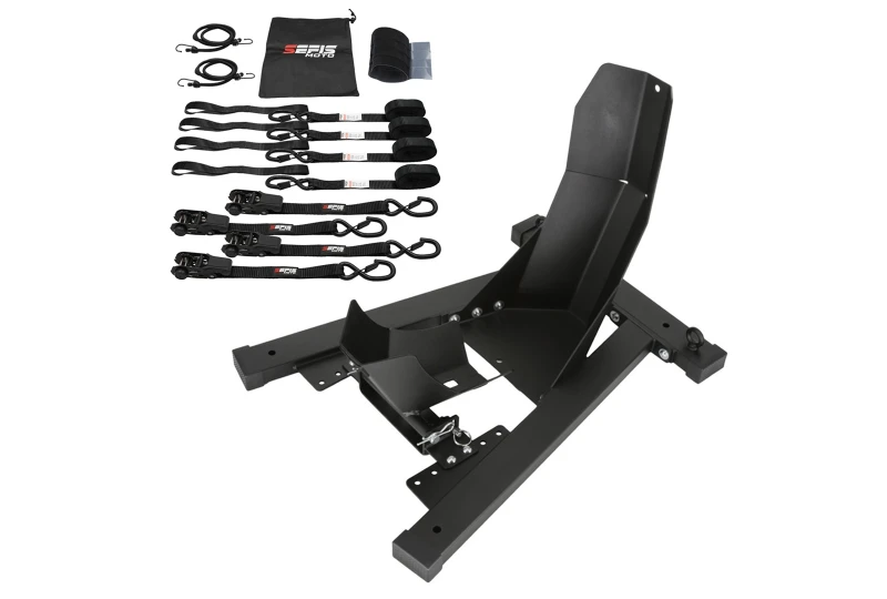 SEFIS C20 Transportständer + SEFIS SET 25 Spanngurte für Motorrad