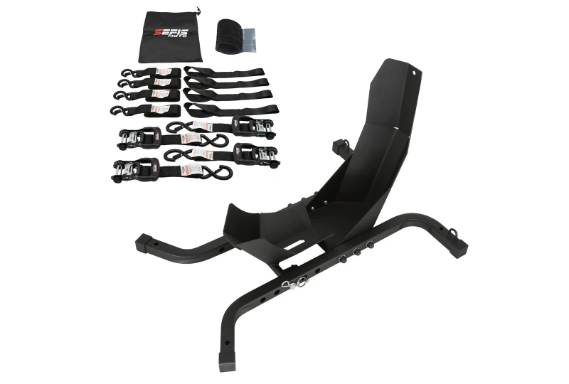 SEFIS C21 Transportständer + SEFIS SET 40 Spanngurte für Motorrad