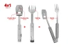SEFIS Reise-Faltgrillwerkzeug 4in1 für den Haushalt