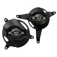 SEFIS CNC Motorschutzdeckel Kawasaki Z900 2017-2024 grau