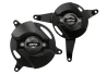 SEFIS CNC Motorschutzdeckel Kawasaki Z900 2017-2025 grau für Motorrad