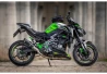 SEFIS CNC Motorschutzdeckel Kawasaki Z900 2017-2025 grün für Motorrad