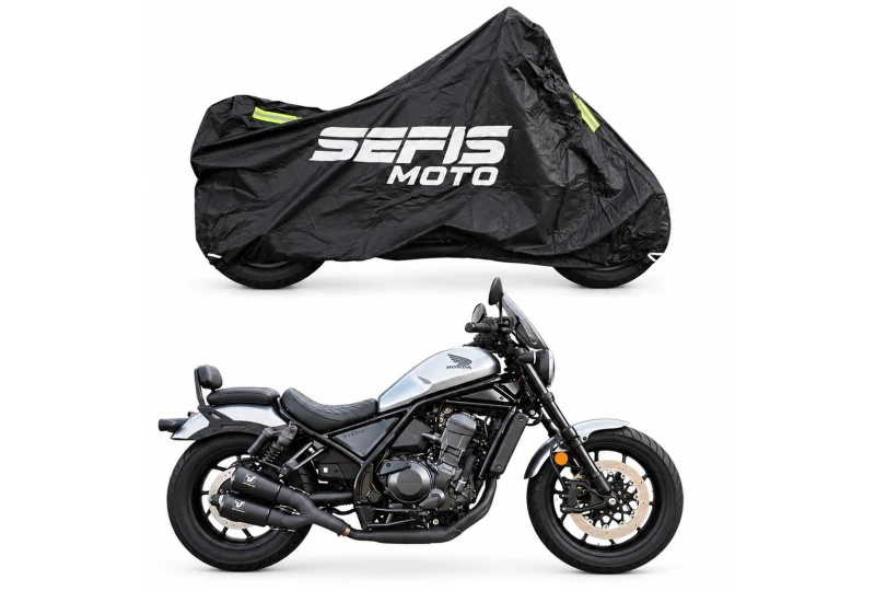 SEFIS Outdoor Premium Motorradplane XL für Honda CMX 500/1100 Rebel für Motorrad