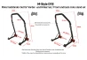 D18 front and rear motorcycle stand set