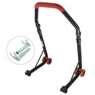 SEFIS D18 Motorradständer Hinterrad - rot - 2in1 - Racing (Haken)