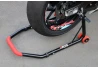 SEFIS D18 Motorradständer Hinterrad - rot - 2in1 - Racing (Haken)