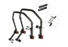 SEFIS D20 klappbarer Motorradständer SET Vorder- und Hinterrad - Dorn / 2in1 für Honda CMX 500/1100 Rebel für Motorrad