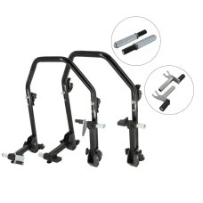 SEFIS D20U klappbarer mobiler universeller Motorradständer - SET Front und Heck - Single / 2in1 SEFIS D20U klappbarer mobiler universeller Motorradständer - SET Front und Heck - Single / 2in1