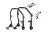 SEFIS D20U klappbarer mobiler universeller Motorradständer - SET Front und Heck - Single / 2in1 für Motorrad