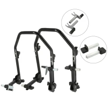 SEFIS D20U klappbarer mobiler universeller Motorradständer - SET Front und Heck - 2in1 / Standard SEFIS D20U klappbarer mobiler universeller Motorradständer - SET Front und Heck - 2in1 / Standard