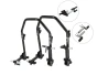 SEFIS D20U klappbarer mobiler universeller Motorradständer - SET Front und Heck - V-Aufnahme / 2in1 für Motorrad