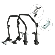SEFIS D20U klappbarer mobiler universeller Motorradständer - SET Front und Heck - 2in1 / Racing (Haken) SEFIS D20U klappbarer mobiler universeller Motorradständer - SET Front und Heck - 2in1 / Racing (Haken)
