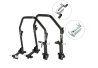 SEFIS D20U klappbarer mobiler universeller Motorradständer - SET Front und Heck - 2in1 / Racing (Haken) für Motorrad