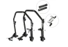 SEFIS D20U klappbarer mobiler Motorradständer SET Vorder- und Hinterrad - Dorn / 2in1 für Honda CMX 500/1100 Rebel für Motorrad